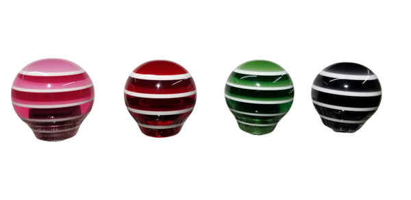 Acrylic Knobs Short Horizontal Stripes