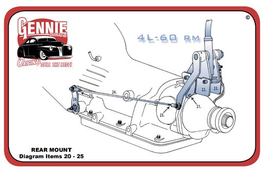 GM 4L60, 4L60E, 700R4, TH400 CLAMSHELL Shifter Mounting Kit ONLY
