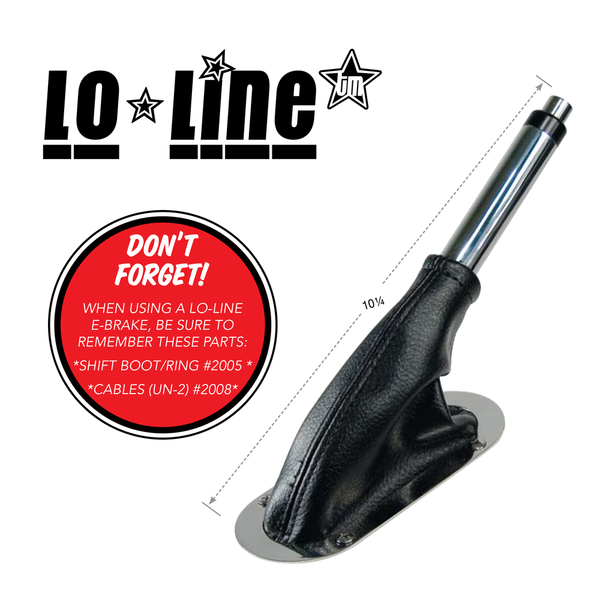 Lo-Line Floor Mounted Handbrake