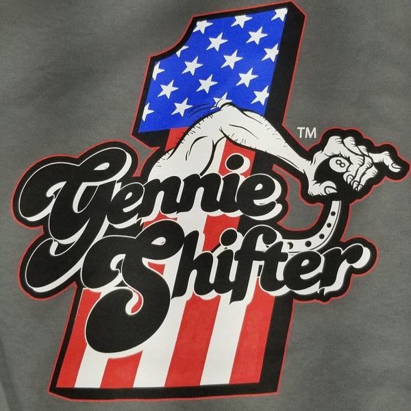 Made in the USA Gennie Shifter Short Sleeve Logo Tee Shirt