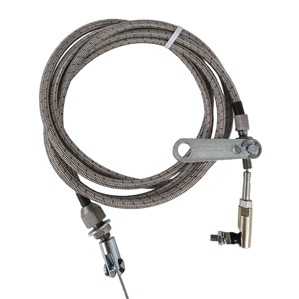 SS Braided Throttle Cable - 72in. p/n 3002-6