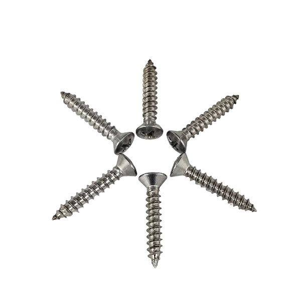 Oval Sheet Metal Screws - 6 PACK