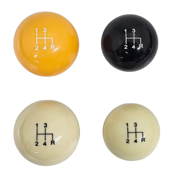 Engraved 4 Speed Shift Knob Reverse Down Right (RDR)