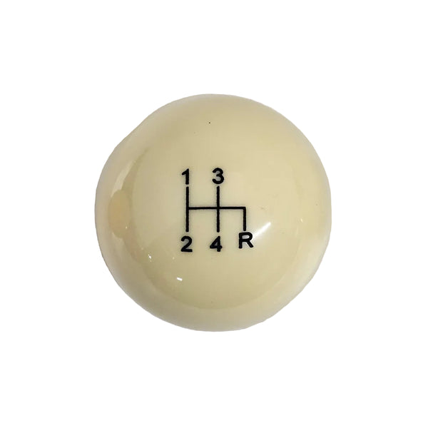 Engraved 4 Speed Shift Knob Reverse Down Right (RDR)