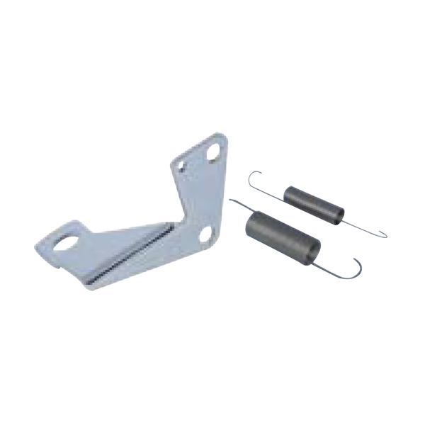 #2 Carb Bracket Dual Throttle -Spring SS # 3014