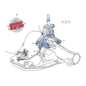 MOPAR 727 & 904 Shifter Mounting Kit