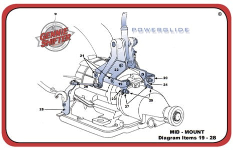 GM POWERGLIDE Shifter